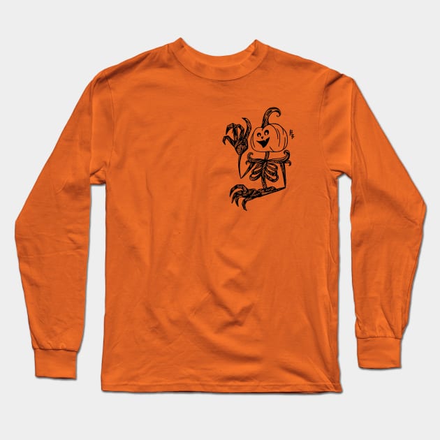 Halloween No.1 Long Sleeve T-Shirt by TheBakedBanshee